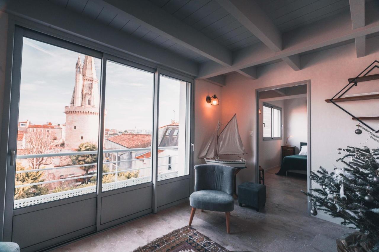 Duplex Vue Sur Tour Appartement Remparts 3 La Rochelle  Exteriér fotografie